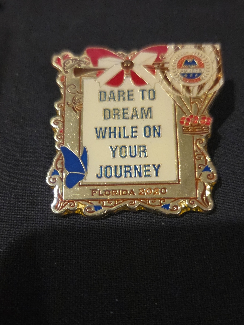 AM VETS DARE TO DREAM PIN